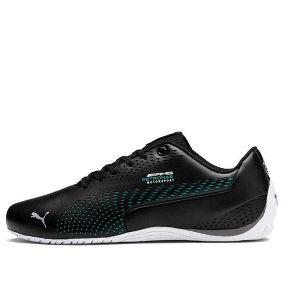 Puma Mercedes AMG Petronas Drift Cat 5 Ultra II Black White Green Size 11.5 US - Picture 10 of 16